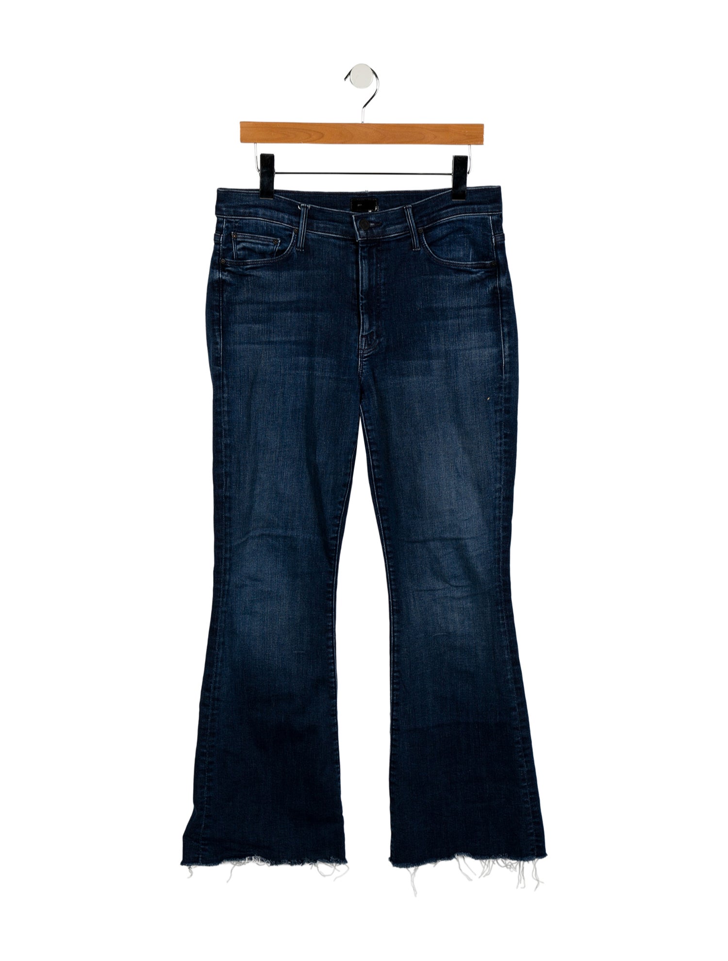 Mother Mid-Rise Wide Leg Jeans