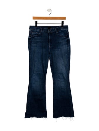 Mother Mid-Rise Wide Leg Jeans