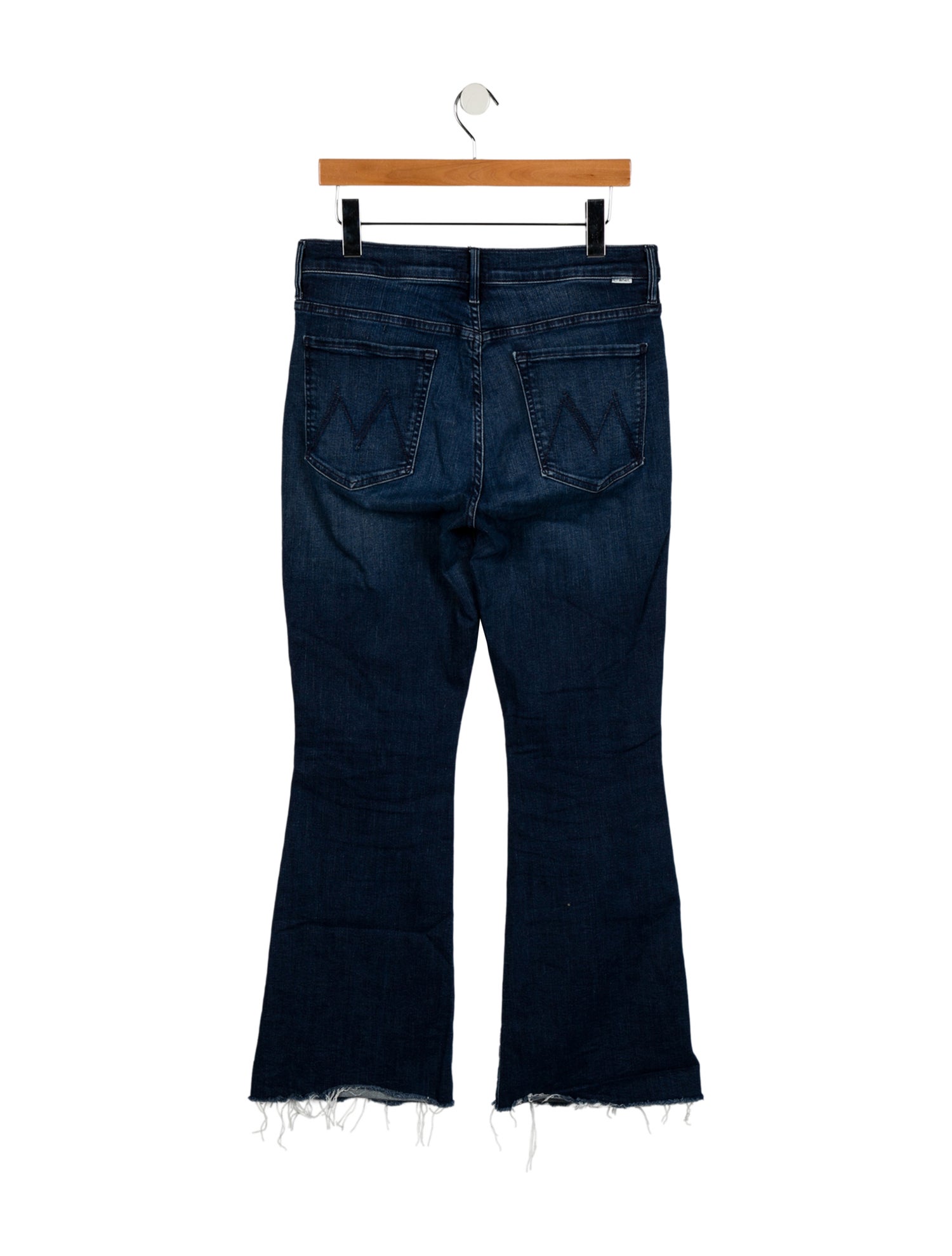 Mother Mid-Rise Wide Leg Jeans