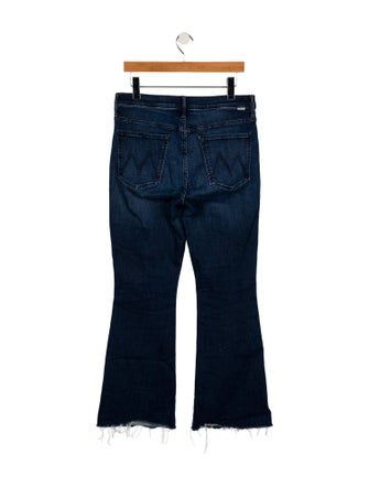 Mother Mid-Rise Wide Leg Jeans