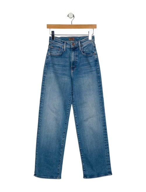 Mother Mid-Rise Straight Leg Jeans
