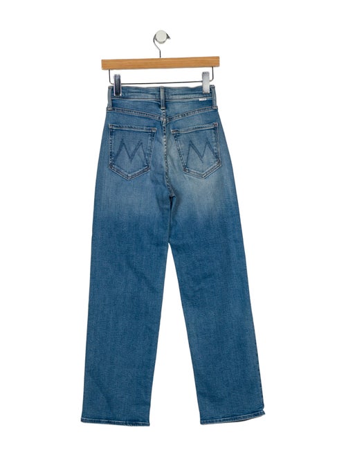 Mother Mid-Rise Straight Leg Jeans