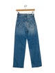 Mother Mid-Rise Straight Leg Jeans