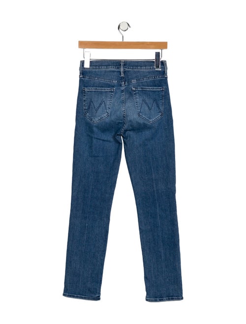 Mother Mid-Rise Straight Leg Jeans