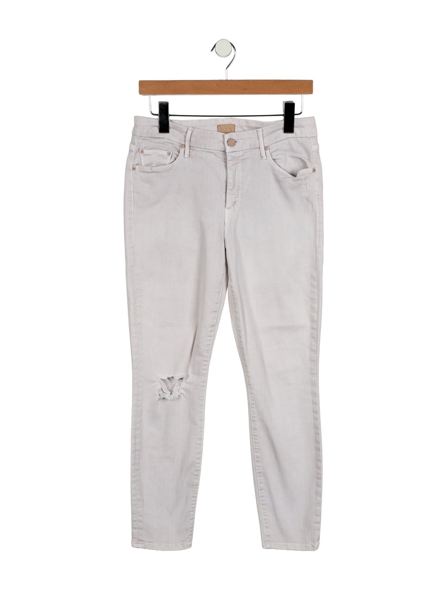 Mother Mid-Rise Skinny Leg Jeans