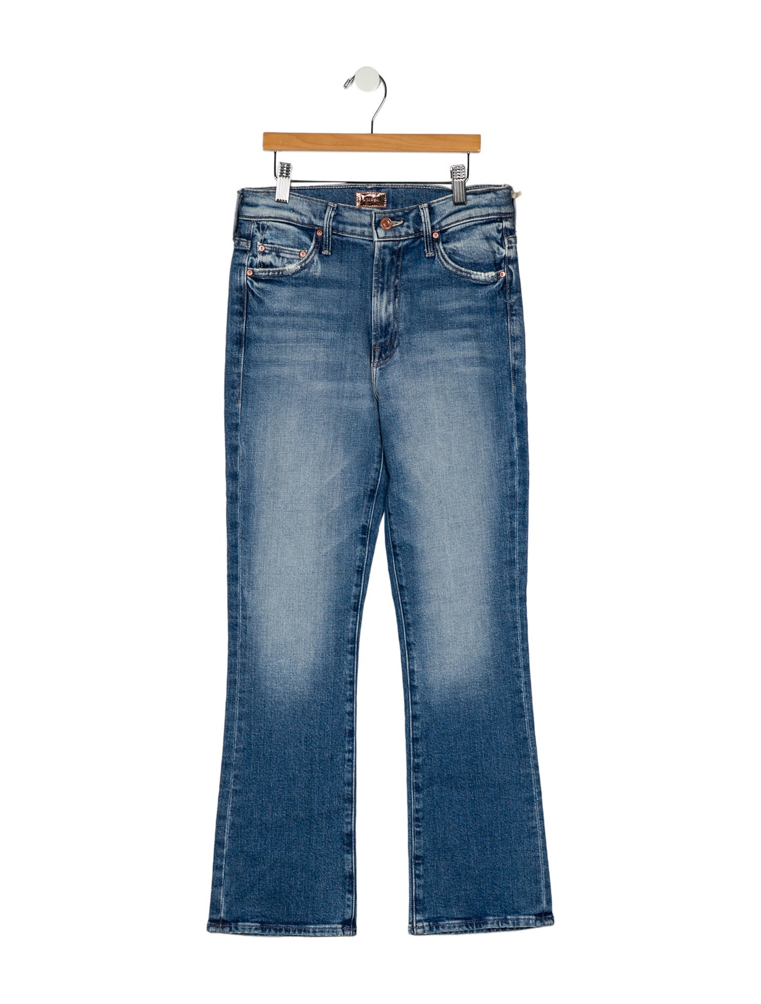 Mother Mid-Rise Straight Leg Jeans w/ Tags