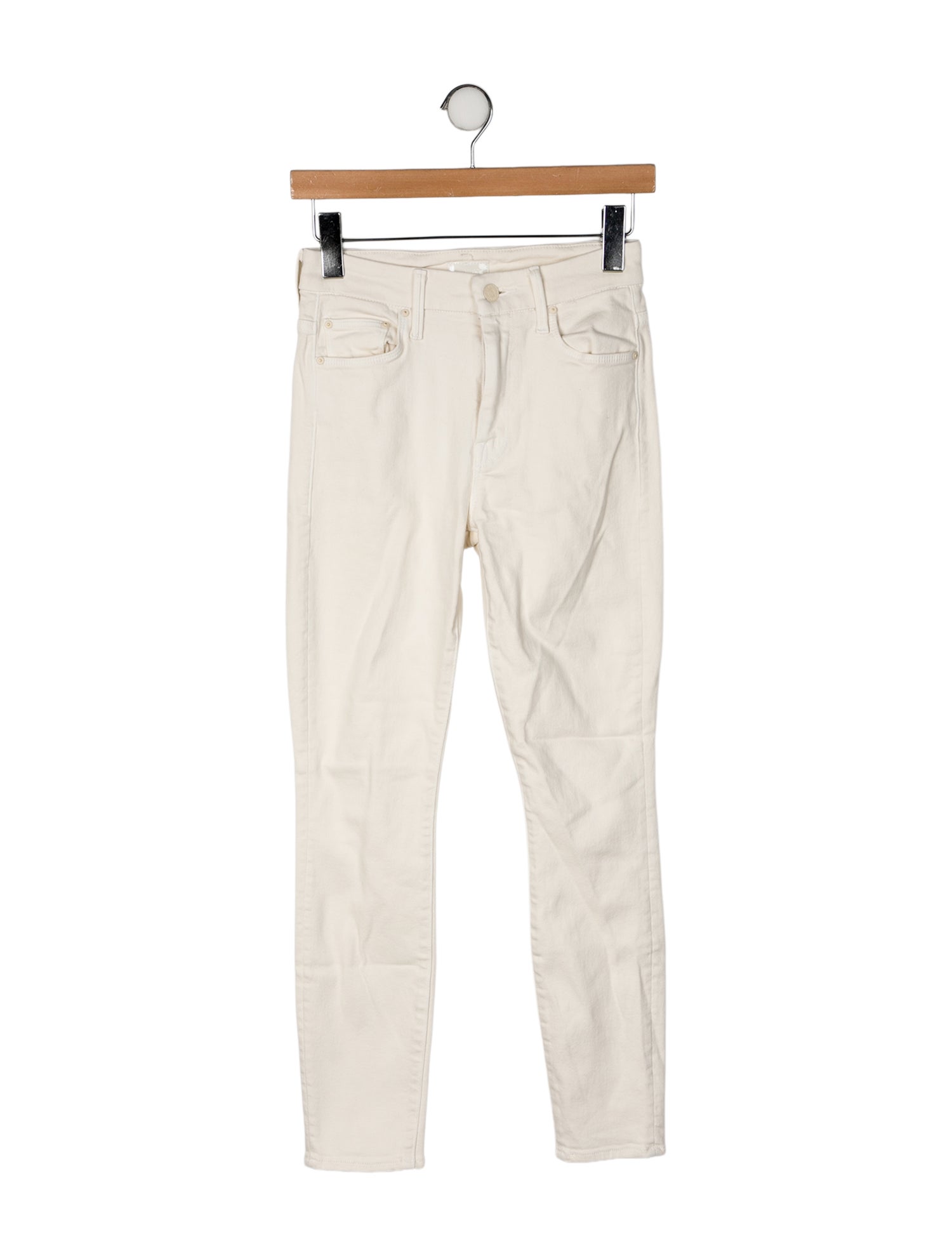 Mother Mid-Rise Skinny Leg Jeans