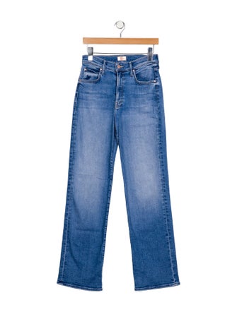 Mother High-Rise Wide Leg Jeans