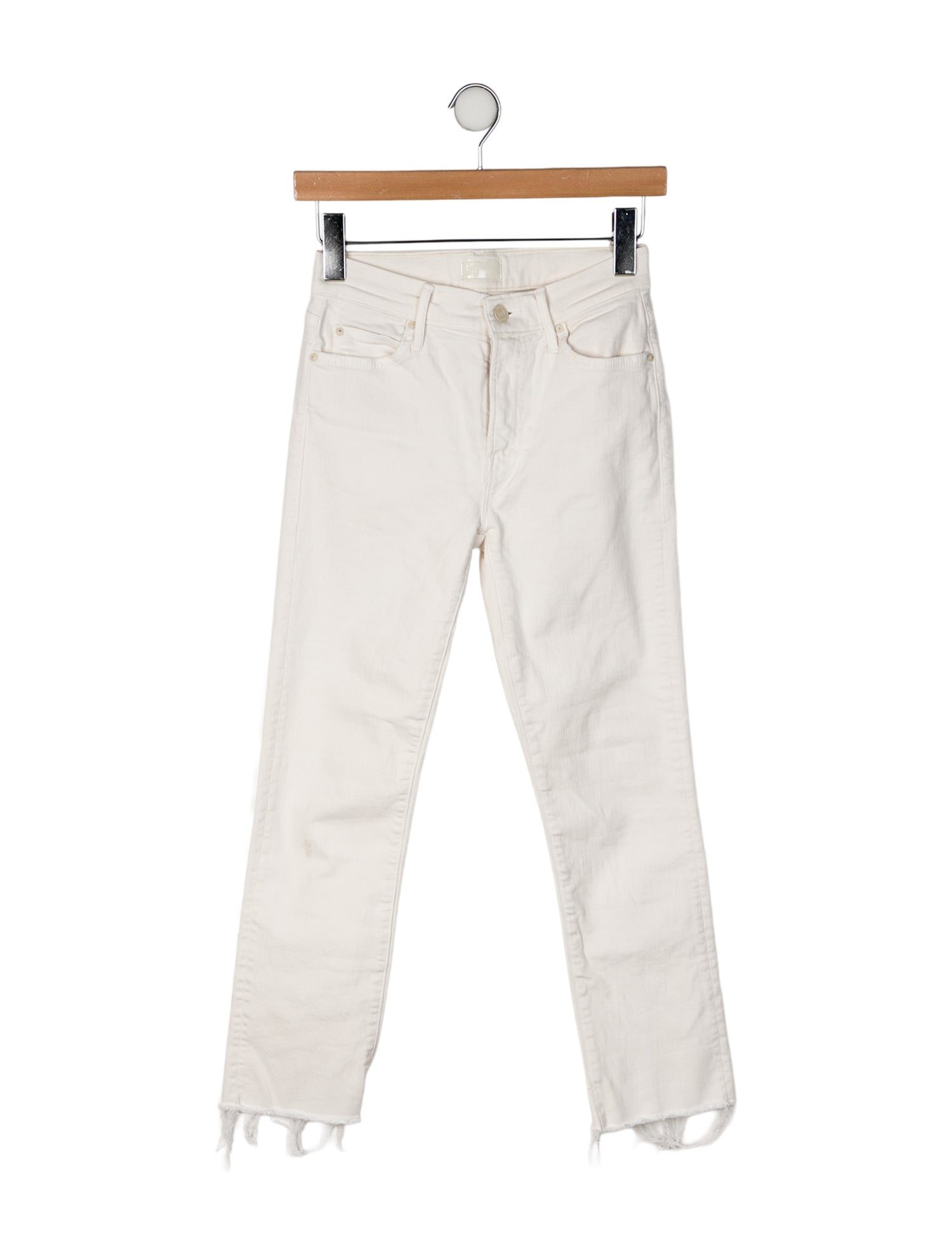 Mother Mid-Rise Straight Leg Jeans