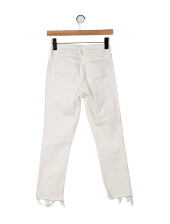 Mother Mid-Rise Straight Leg Jeans