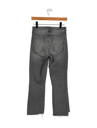 Mother Mid-Rise Straight Leg Jeans