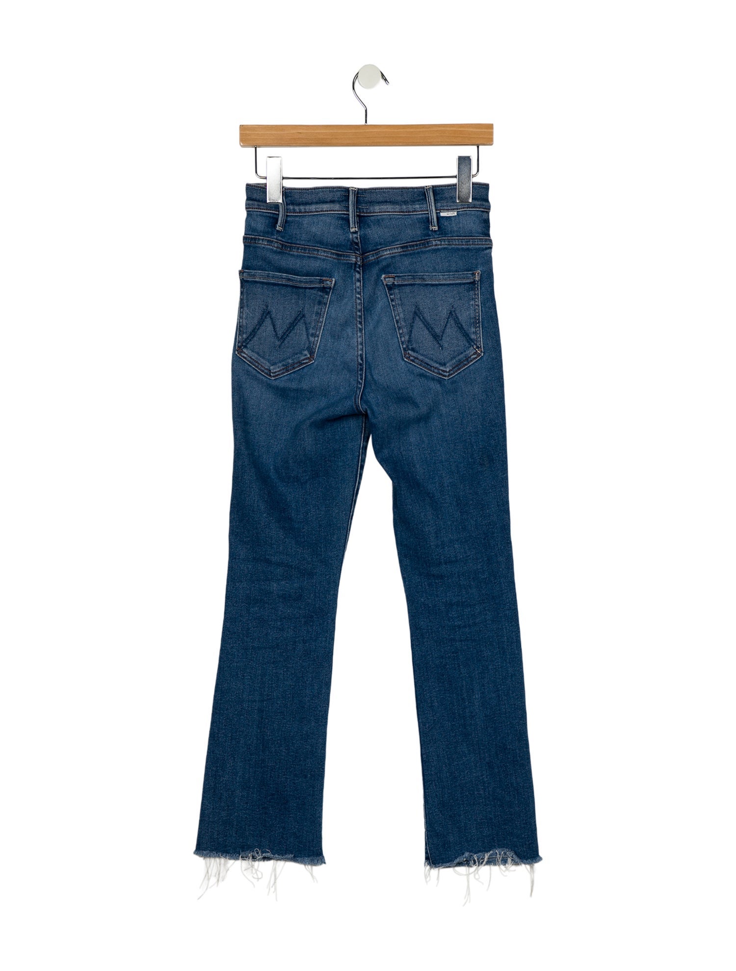 Mother Mid-Rise Straight Leg Jeans