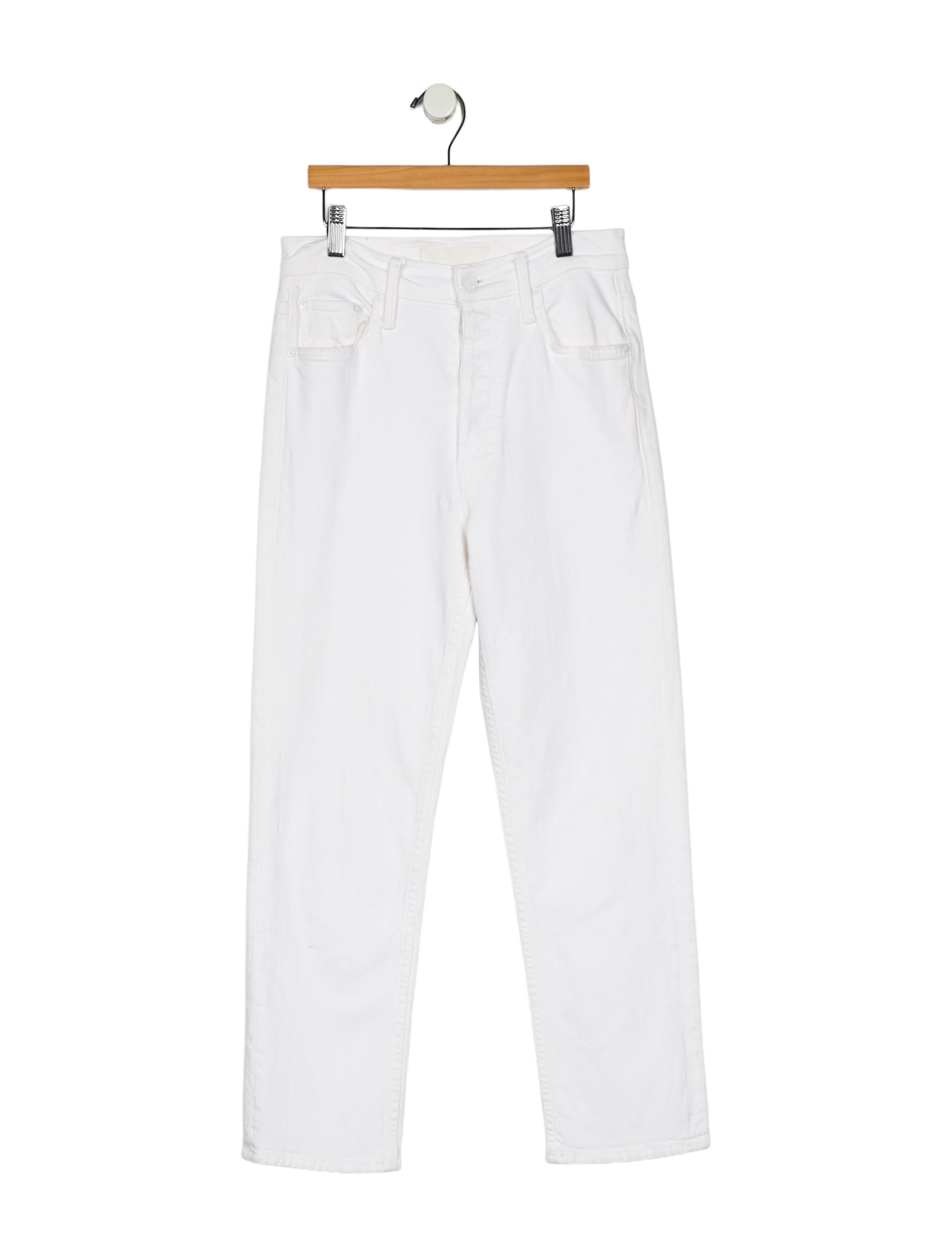 Mother High-Rise Straight Leg Jeans