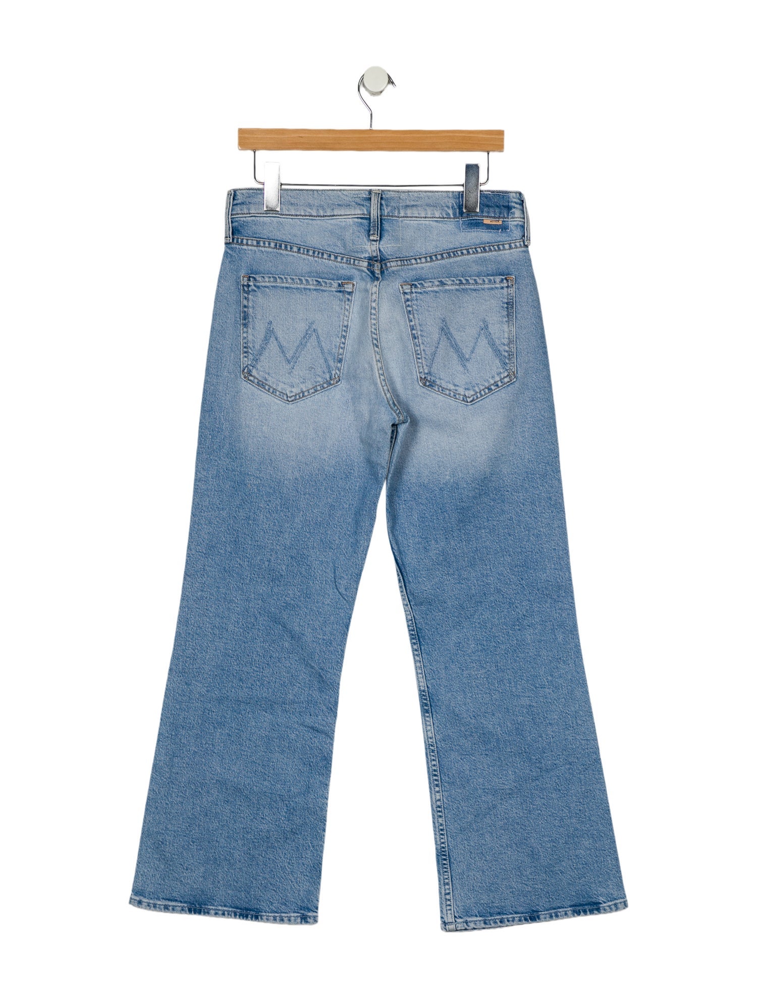 Mother Mid-Rise Wide Leg Jeans