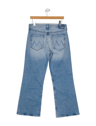Mother Mid-Rise Wide Leg Jeans