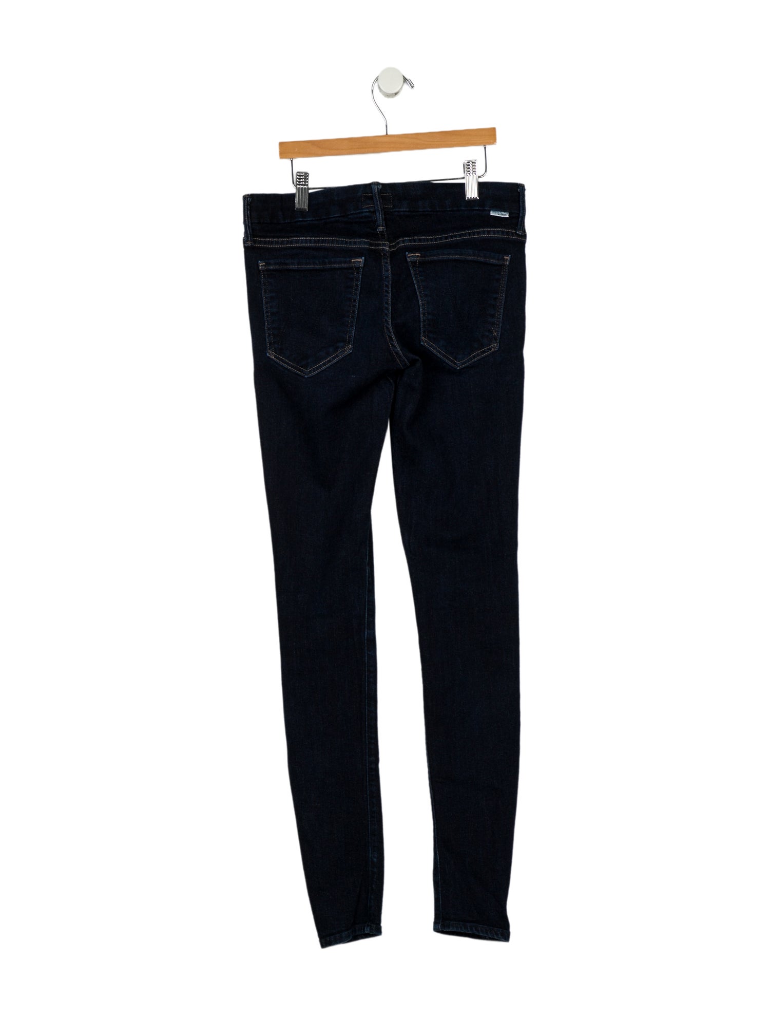 Mother Mid-Rise Skinny Leg Jeans