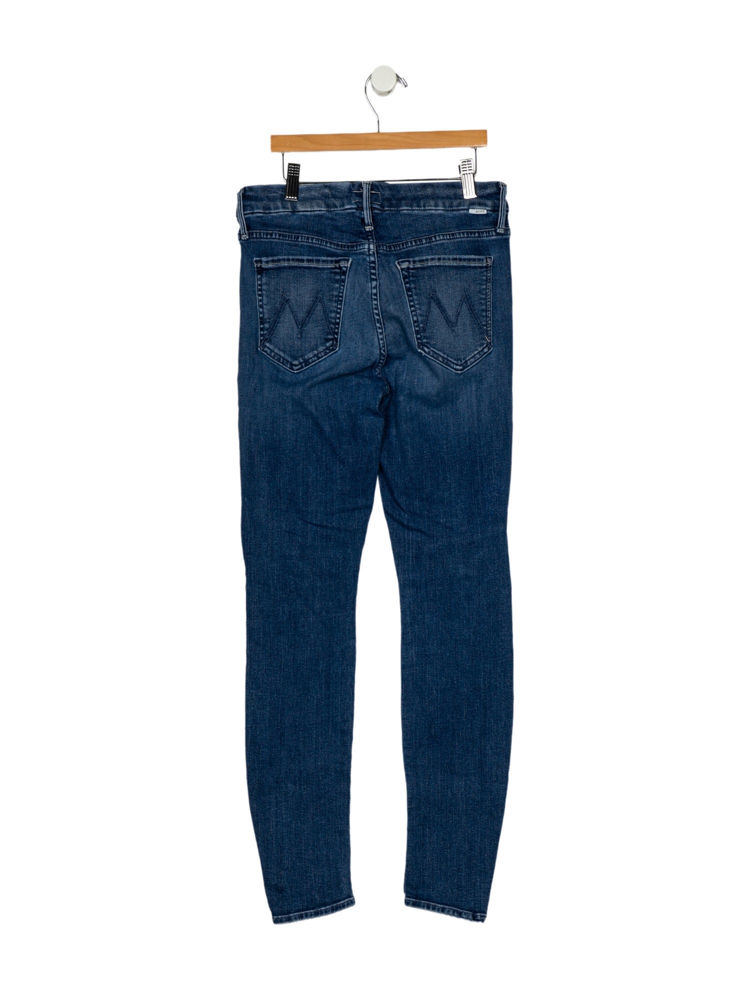 Mother Mid-Rise Skinny Leg Jeans