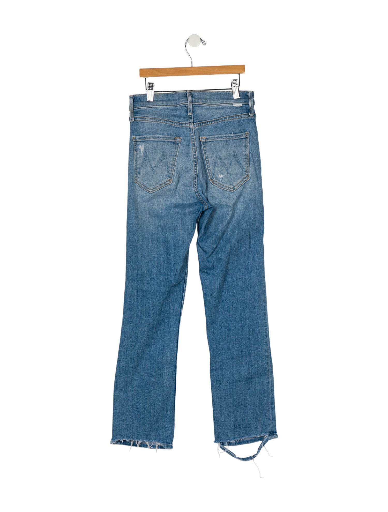Mother High-Rise Straight Leg Jeans