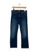 Mother Mid-Rise Straight Leg Jeans