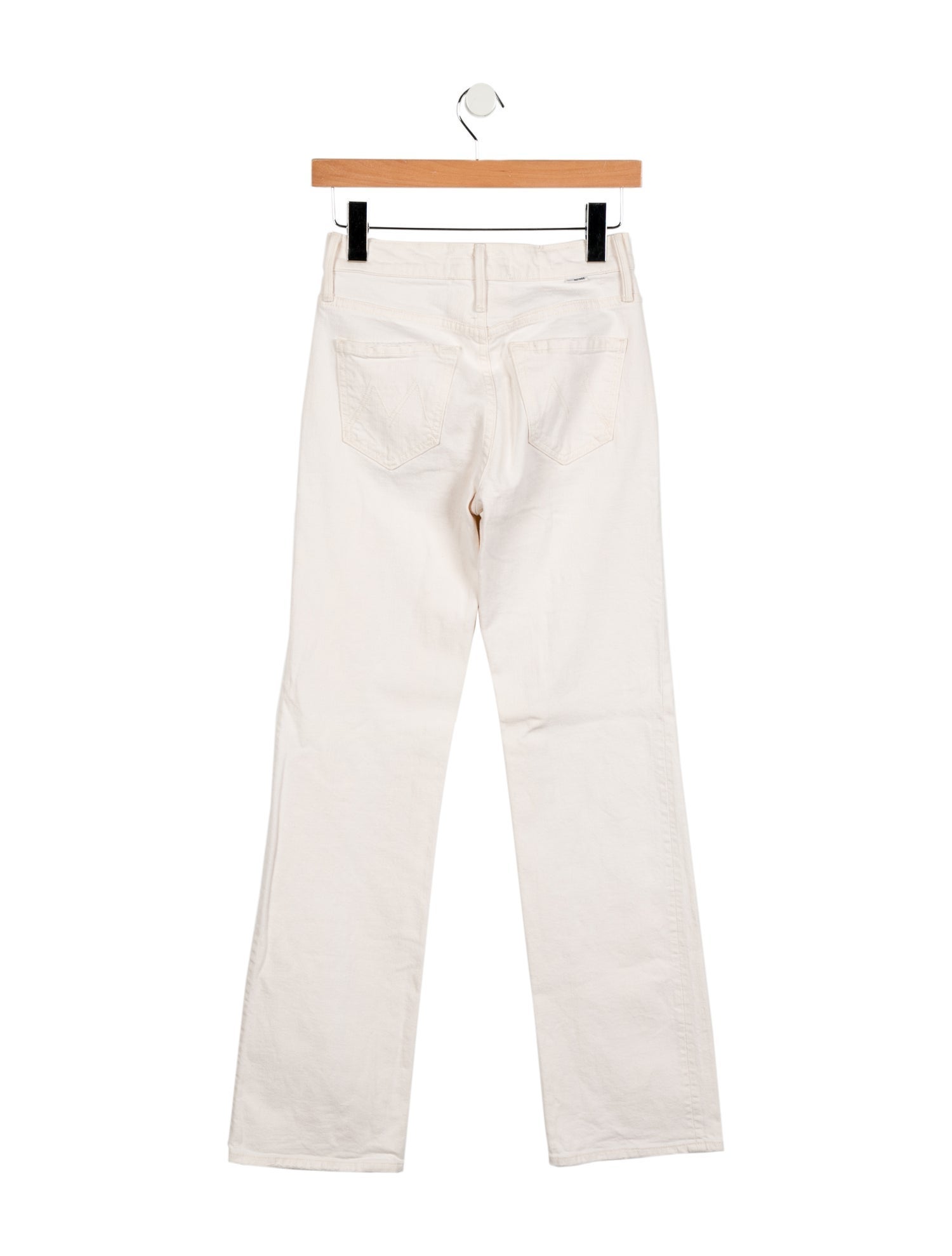 Mother Mid-Rise Straight Leg Jeans