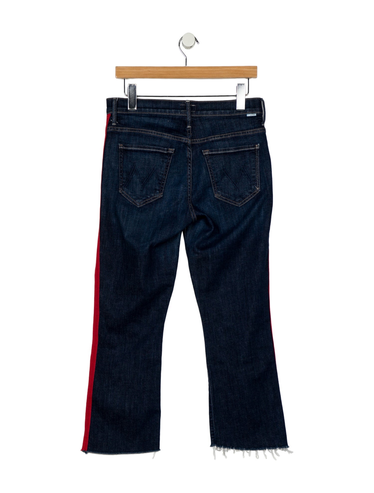 Mother Mid-Rise Straight Leg Jeans