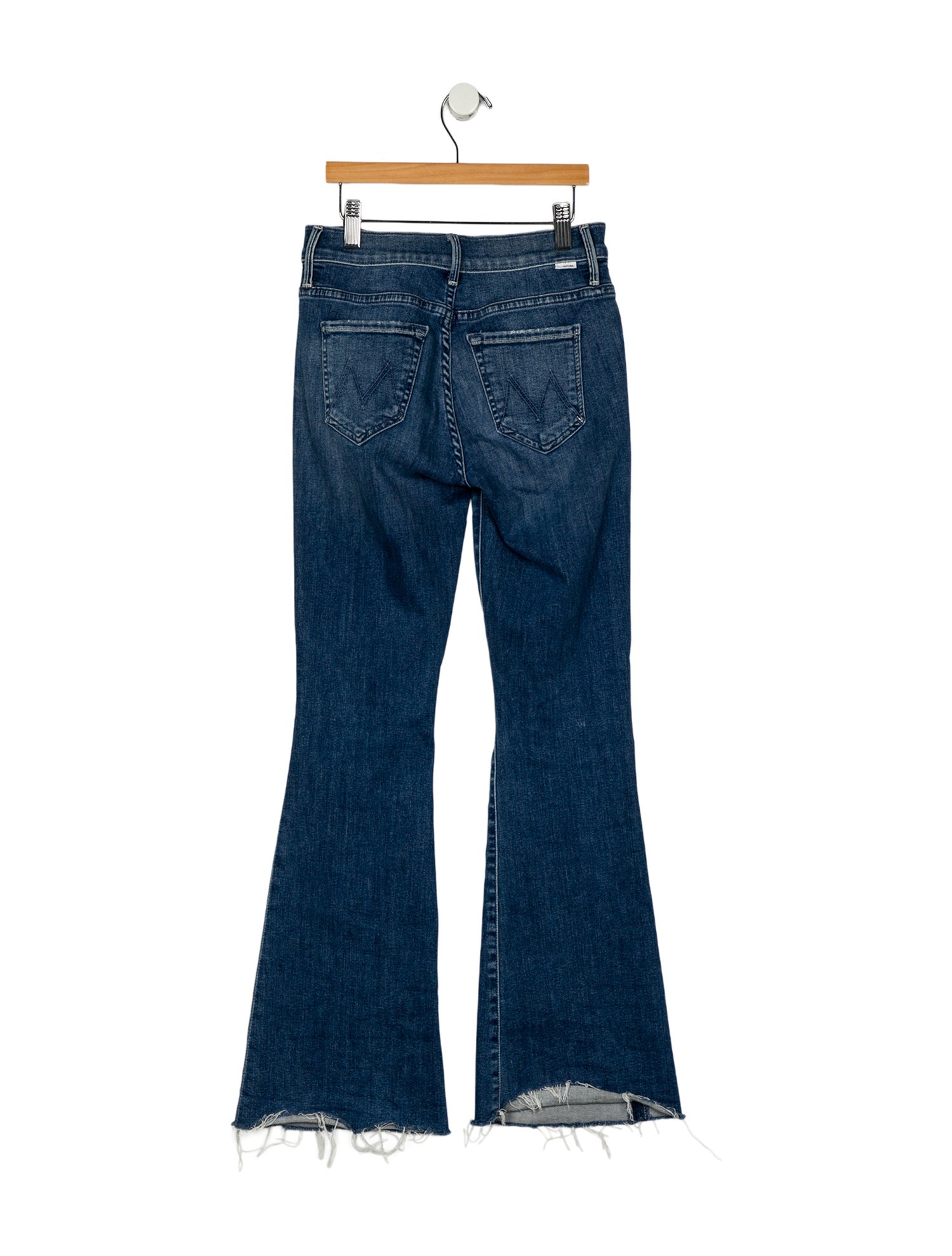 Mother Mid-Rise Wide Leg Jeans