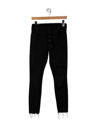 Mother Mid-Rise Skinny Leg Jeans