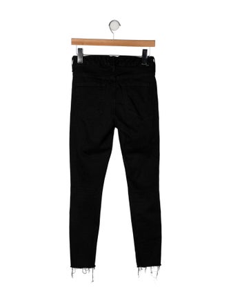 Mother Mid-Rise Skinny Leg Jeans