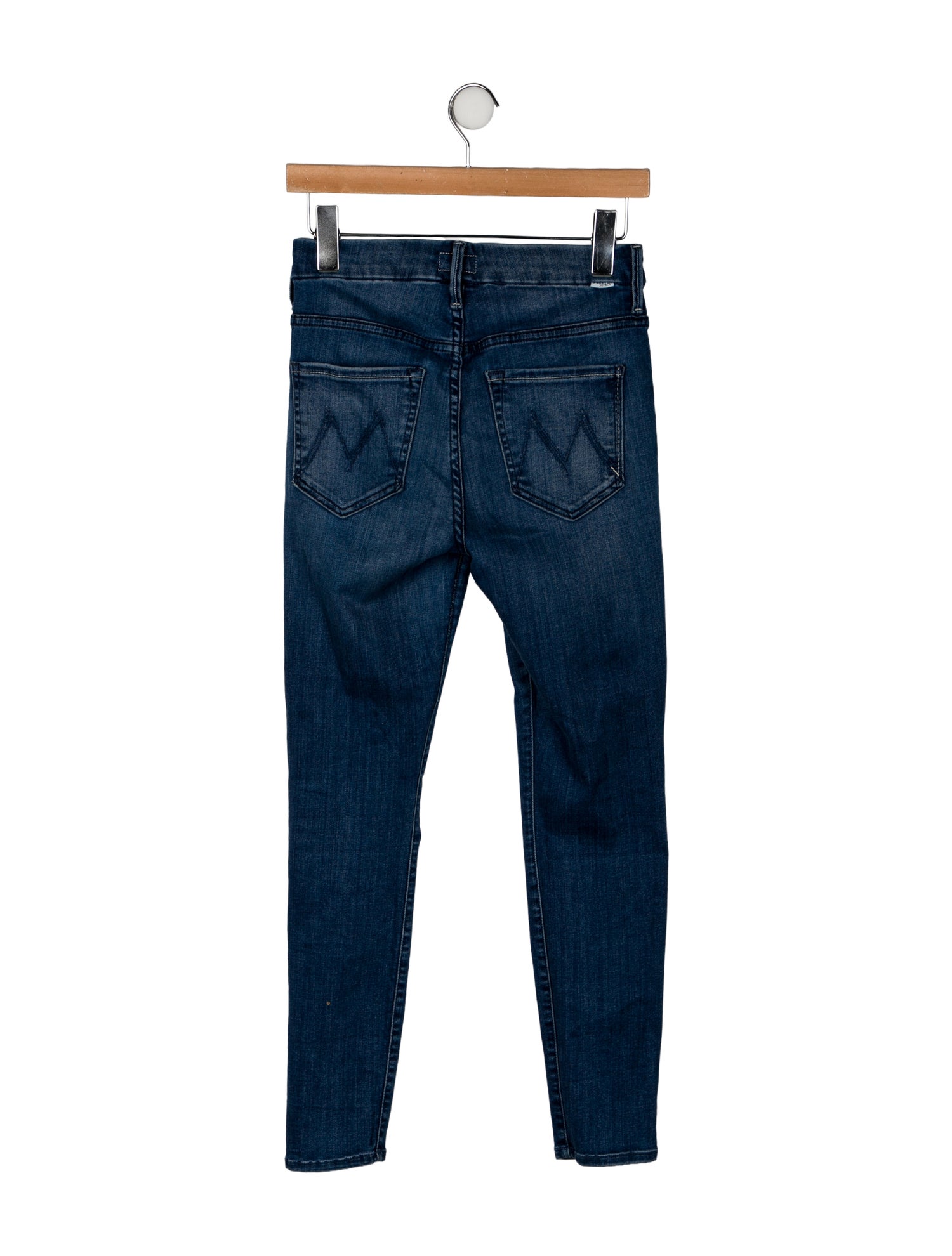 Mother Mid-Rise Skinny Leg Jeans