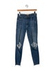 Mother Mid-Rise Skinny Leg Jeans