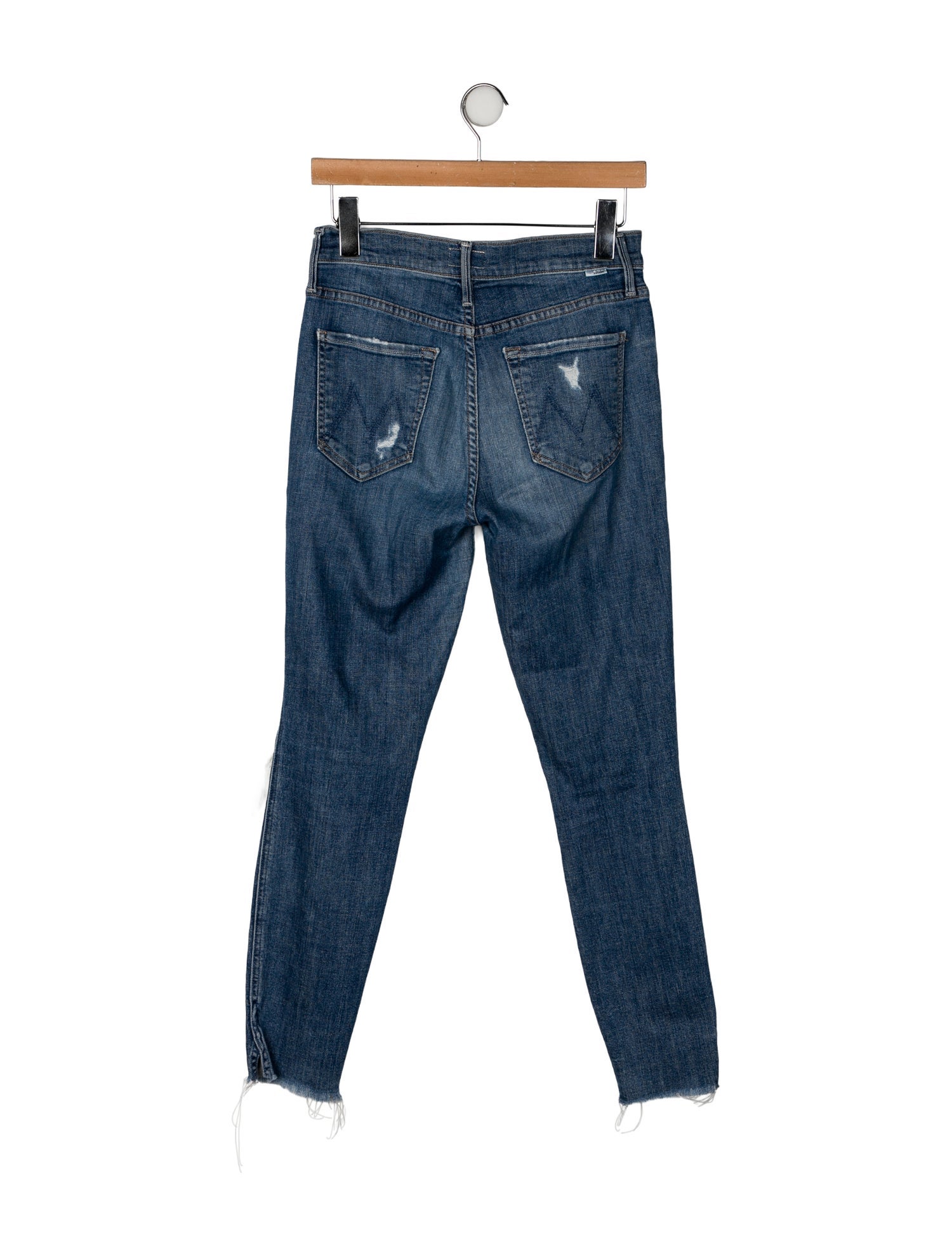 Mother Mid-Rise Skinny Leg Jeans