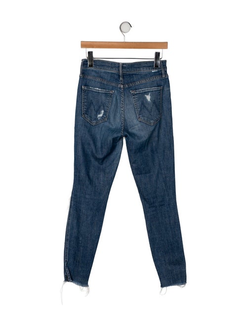 Mother Mid-Rise Skinny Leg Jeans