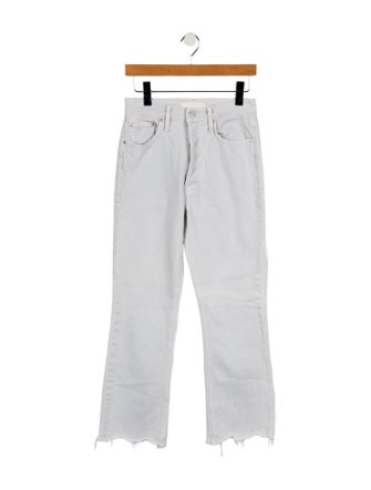 Mother Mid-Rise Straight Leg Jeans