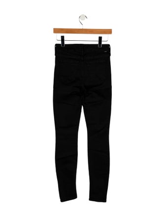 Mother Mid-Rise Skinny Leg Jeans