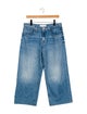 Mother Mid-Rise Wide Leg Jeans
