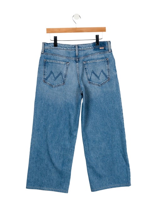 Mother Mid-Rise Wide Leg Jeans