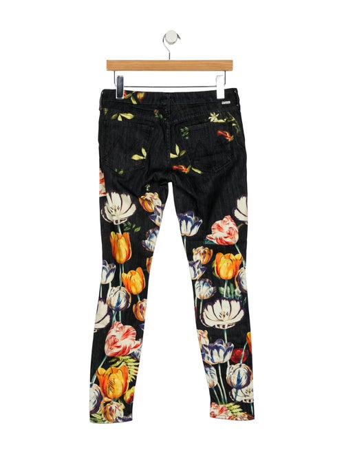 Mother Mid-Rise Skinny Leg Jeans