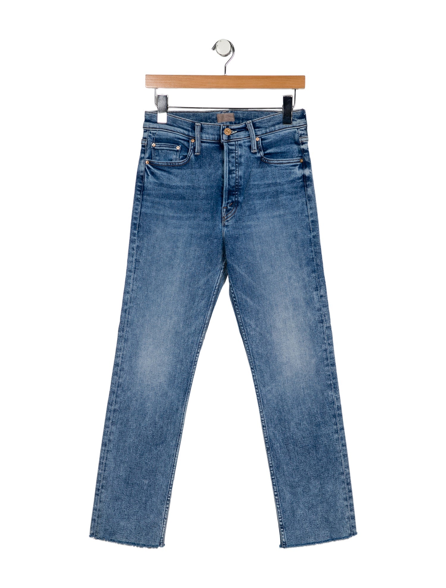 Mother High-Rise Straight Leg Jeans