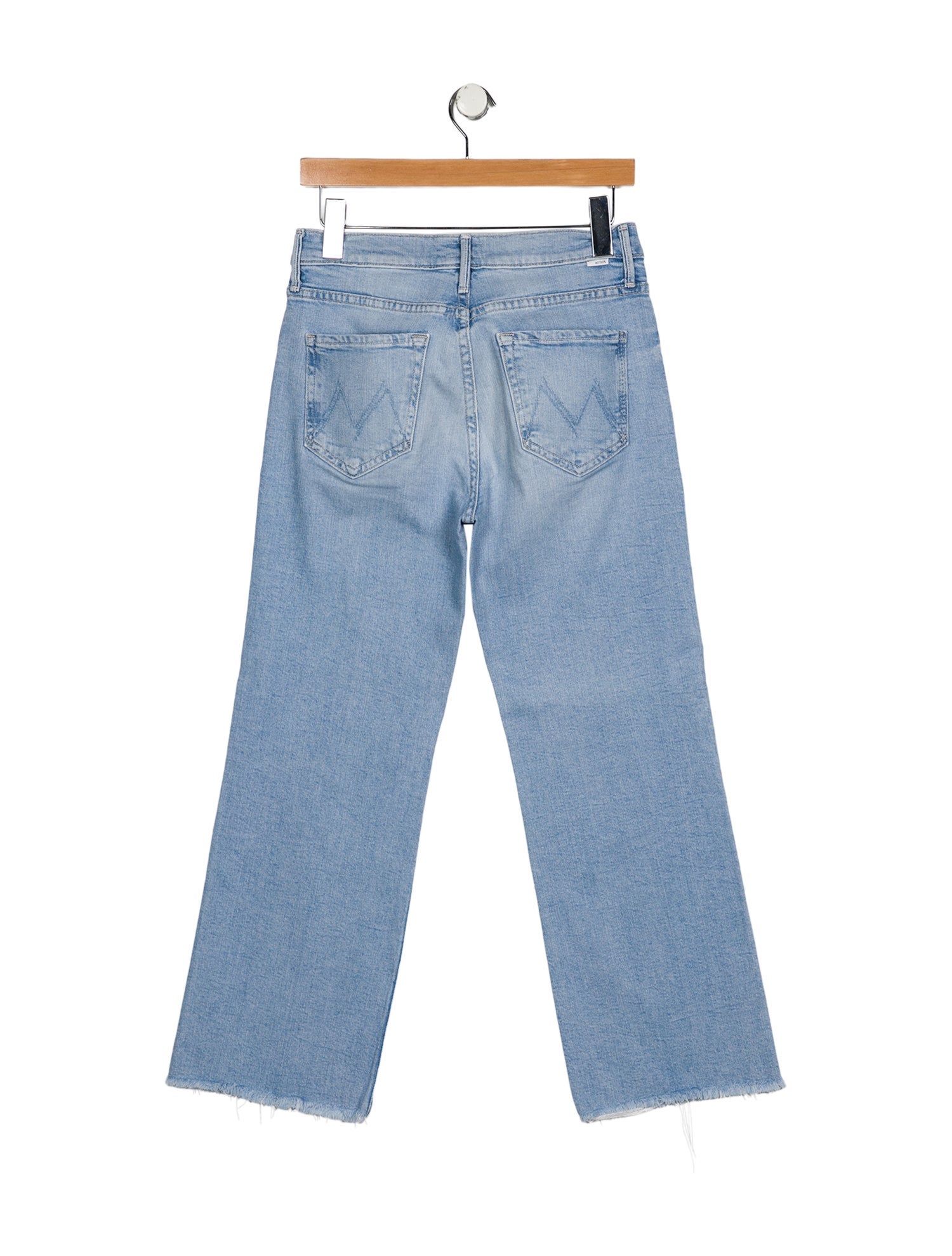 Mother Mid-Rise Wide Leg Jeans