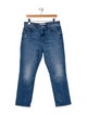 Mother Mid-Rise Straight Leg Jeans