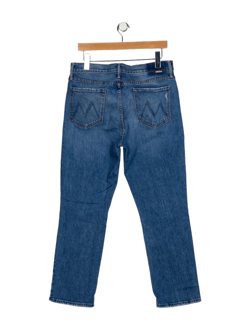 Mother Mid-Rise Straight Leg Jeans