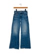Mother Mid-Rise Wide Leg Jeans