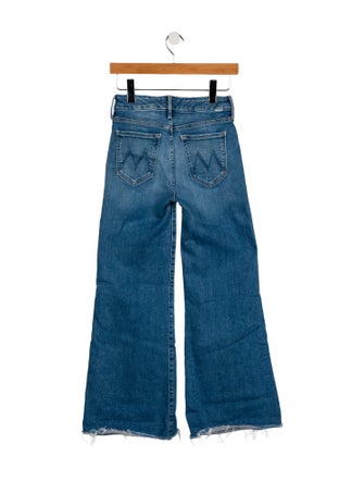 Mother Mid-Rise Wide Leg Jeans