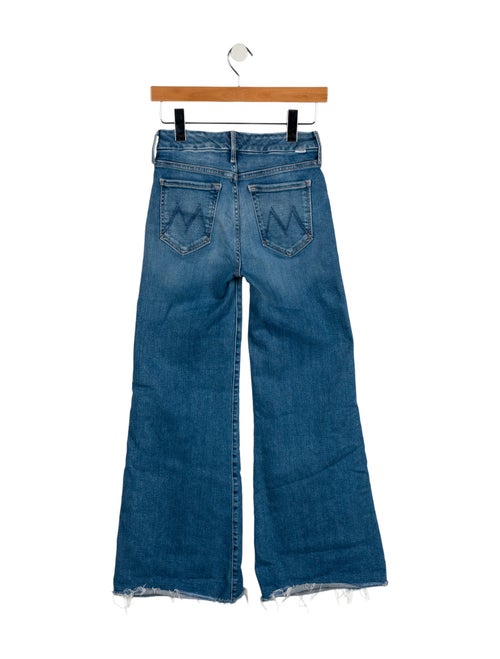 Mother Mid-Rise Wide Leg Jeans