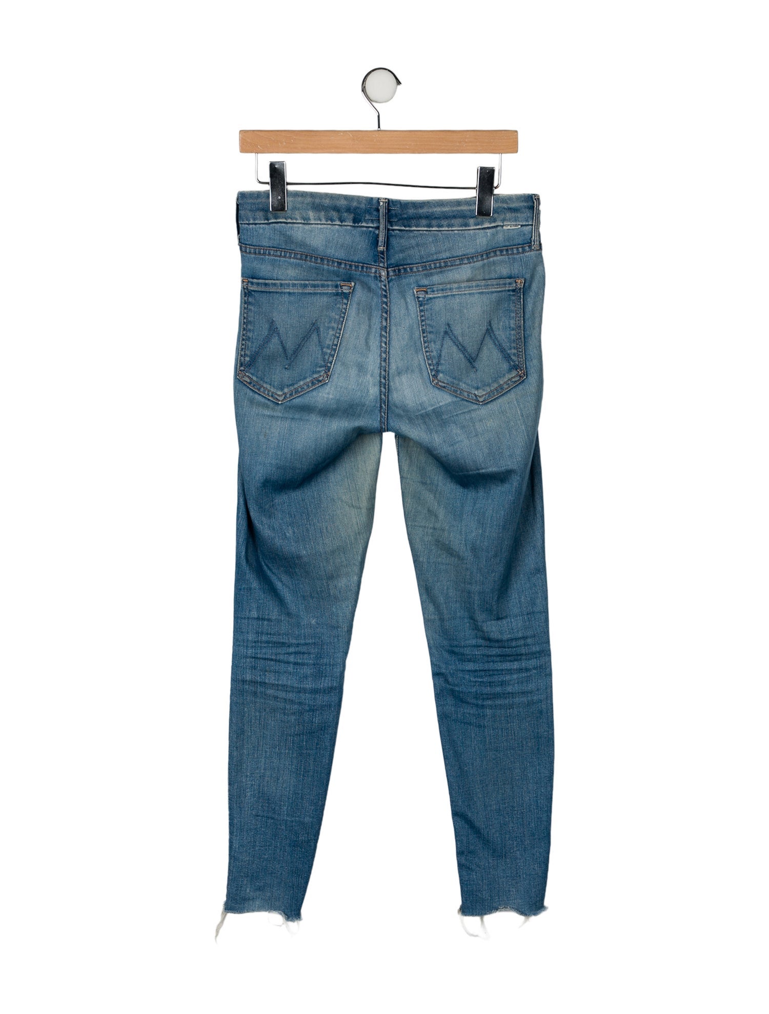 Mother Mid-Rise Skinny Leg Jeans