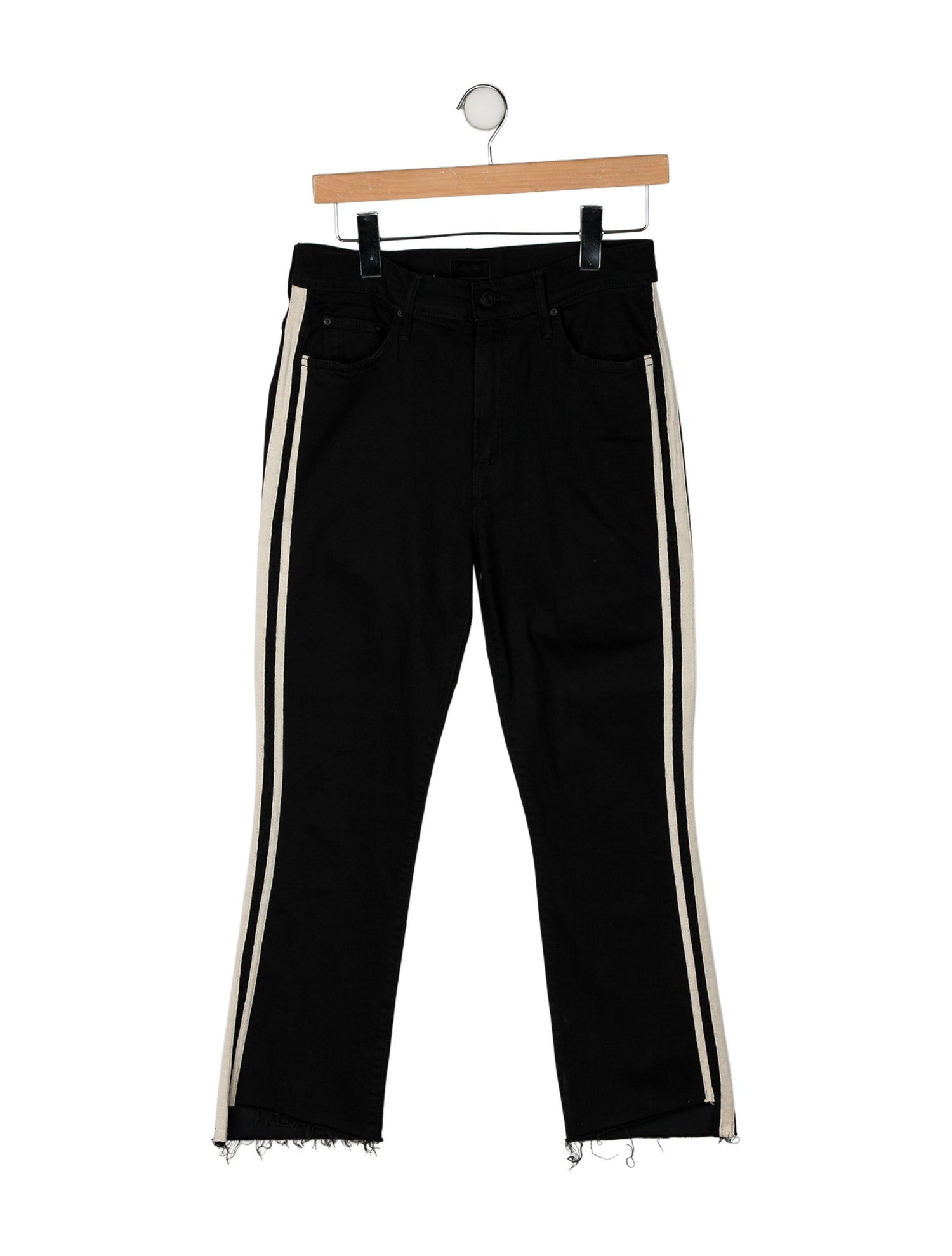 Mother Mid-Rise Straight Leg Jeans
