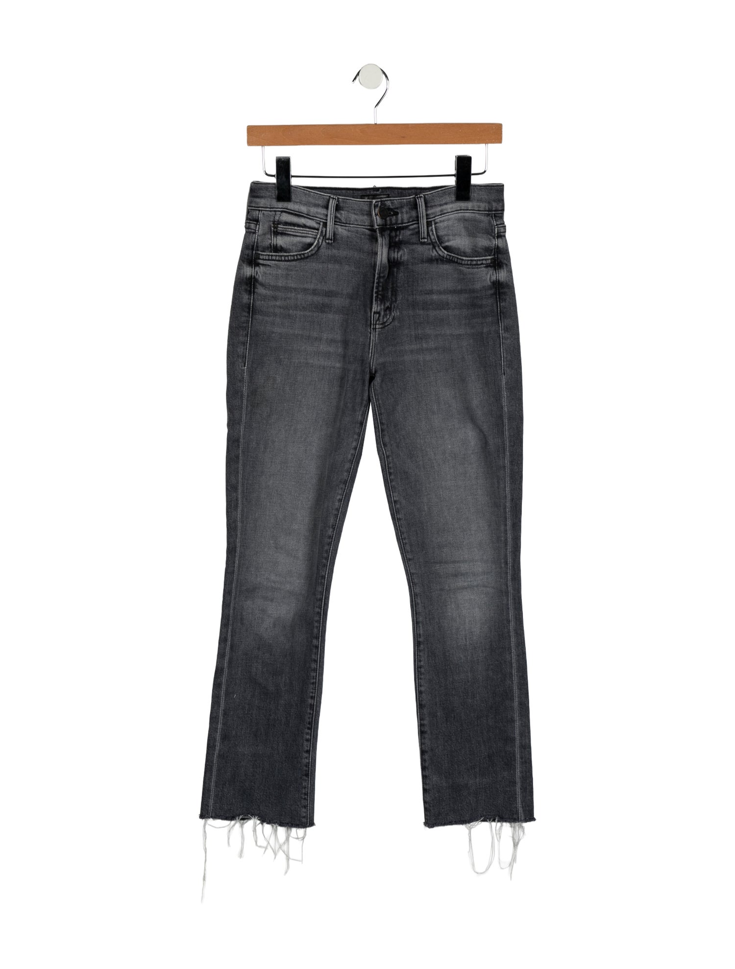 Mother Mid-Rise Straight Leg Jeans