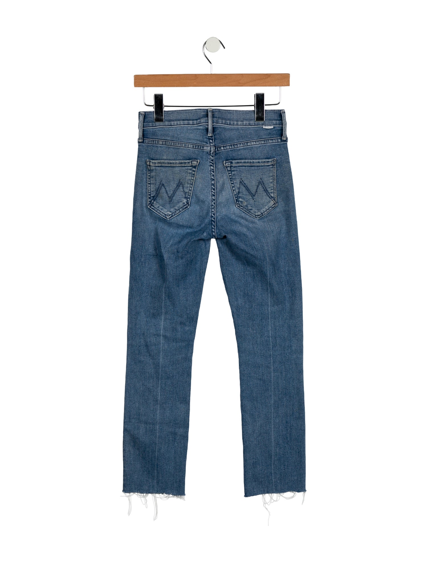 Mother Mid-Rise Straight Leg Jeans