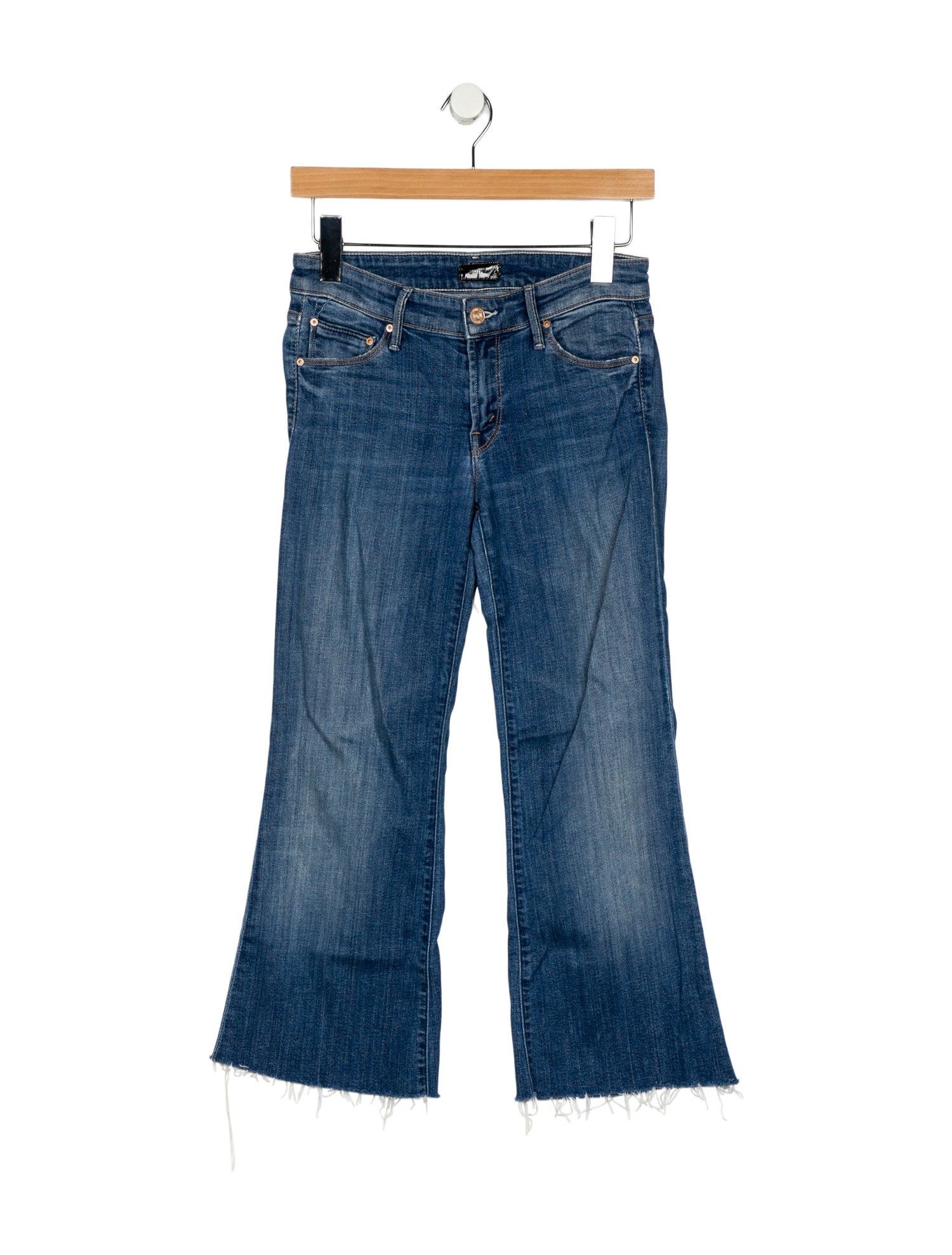 Mother Low-Rise Straight Leg Jeans