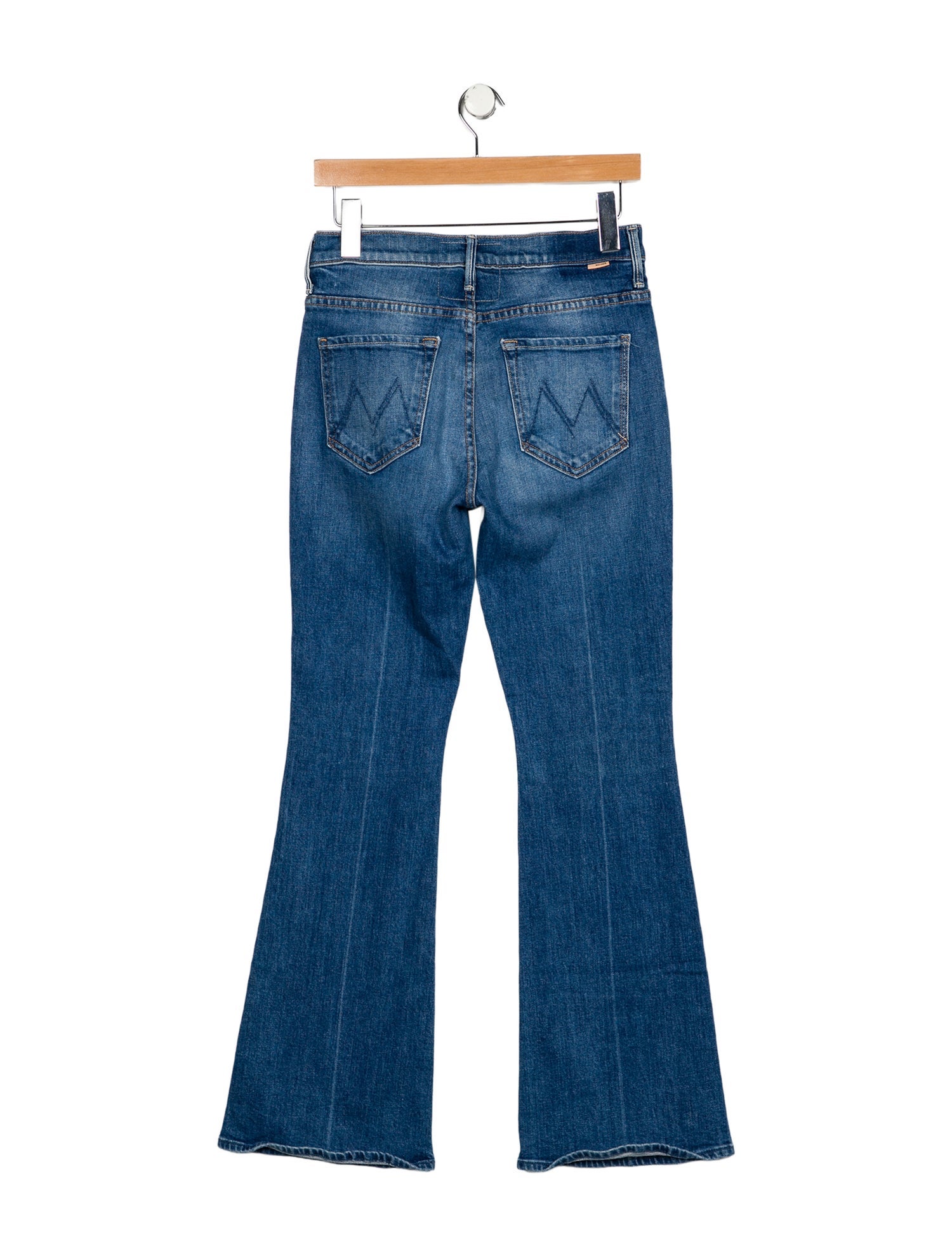 Mother Mid-Rise Wide Leg Jeans